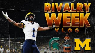 Rivalry Week🔥 Michigan vs Michigan State Game Day Vlog [upl. by Eelloh]