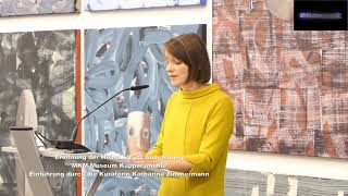 Eröffnung Heinz Kreutz Ausstellung MKM Duisburg Einführung Katharina Zimmermann Kuratorin [upl. by Delaney]