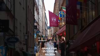 Gamla Stan Stockholm July 2024 gamlastan travel stockholm [upl. by Buehler709]