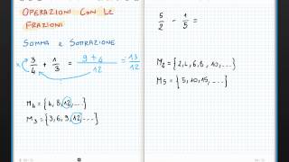 Operazioni Con Frazioni [upl. by Pangaro]