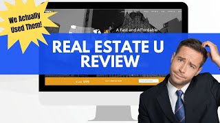 Real Estate U Review  Inside The Real Estate U Online Real Estate Course And Real Estate School [upl. by Anella331]