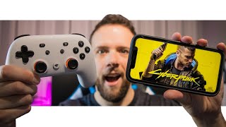 GET STADIA ON YOUR iOS DEVICE  How To Fullscreen Your Game [upl. by Ariajaj]