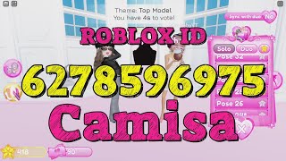 CAMISA Roblox Song Codes [upl. by Acilef]