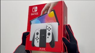 Nintendo Switch OLED Unboxing [upl. by Ahsyla]