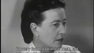 Interview with Simone de Beauvoir 1959 [upl. by Rogerson102]