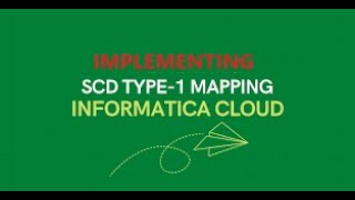 IICS Example 42 Update Strategy SCD Type 1 in Target Transformation [upl. by Ilrac]