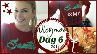 WERKEN amp PAKKETJES OPEN MAKEN 🎄 VLOGMAS 6  2017  Lifestyle Spot [upl. by Eneirda]