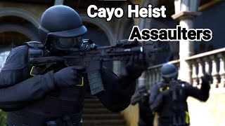 The Cayo Perico Heist Assaulters  GTA 5 Machinima Swat Movie 4K  Rockstar Editor [upl. by Goulette]