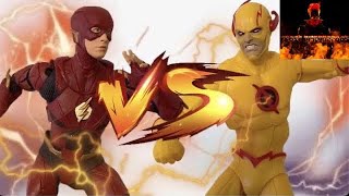 Flash VS Reverse Flash Stop Motion Justice League Flashpoint Paradox Scene Recreation [upl. by Cavallaro]