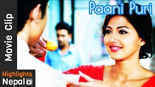 Paani Puri Movie Scene  DREAMS Nepali Movie Clip  Anmol KC Samragyee Rajya Laxmi Shah [upl. by Llevrac]