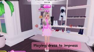 Playing dress impress like and subscribe ☺️ [upl. by Nnayrrehs216]