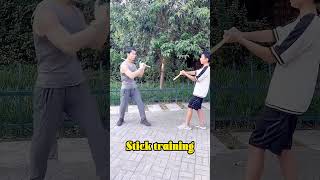 Short stick training double hit kungfu [upl. by Arihs811]