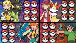 Pokemon Team Of Every Companion Of Ash Kanto To Kalos  Hindi [upl. by Yssep]