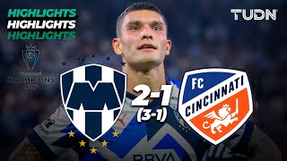 HIGHLIGHTS  Monterrey 2 31 1 Cincinnati  CONCACHAMPIONS 2024  TUDN [upl. by Etan]