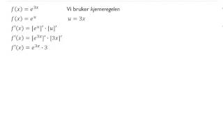 S2  36a  Den deriverte av e [upl. by Cassilda412]