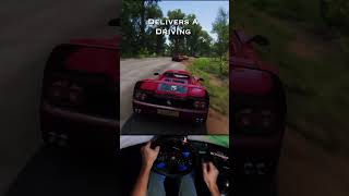 Ferrari F50 Forza Horizon 5 Steering Wheel Gameplay and Real Car Facts Part 8 4K [upl. by Schenck119]