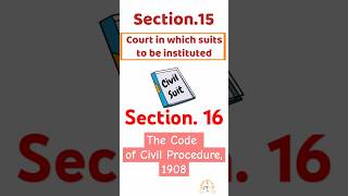 Section 15 and 16 CPC1908 🏛️🏛️⚖️⚖️👩🏻‍⚖️ cpc1908 law civillaw [upl. by Napra]