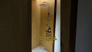 SPC wood look wall panel bathroom new design low cost renovation [upl. by Benito]