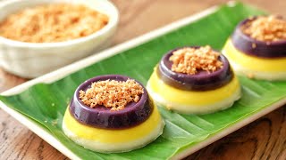 Sapin Sapin  How to Make Mini Sapin Sapin  Meryendang Pinoy Recipe [upl. by Asined]