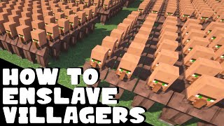 How To Enslave Villagers in Minecraft [upl. by Laurette]