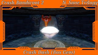 Crash Bandicoot 2 Cortex Strikes Back Crash Dash Box Gem [upl. by Keheley]