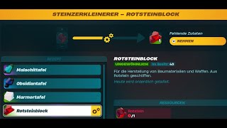 Unendlich Rotsteinblock produzieren Glitch   Lego Fortnite [upl. by Franciscka]