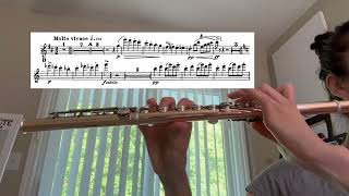 72924 practice log Prokofiev Classical Symphony second flute excerpt [upl. by Schlessinger]