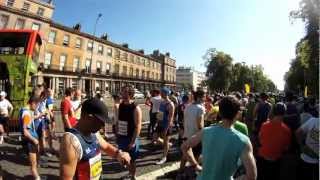 A Runners View  Edinburgh Marathon 2012 [upl. by Naihtniroc]