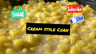 Home Style Creamed Corn Recipe [upl. by Ahsiram]