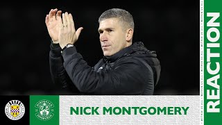 St Mirren 2 Hibernian 2  Nick Montgomerys Reaction  cinch Premiership [upl. by Alroi]