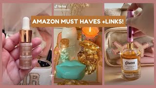 BEAUTY MUST HAVES FROM AMAZONLINKS  Tiktok made me buy it [upl. by Israel]