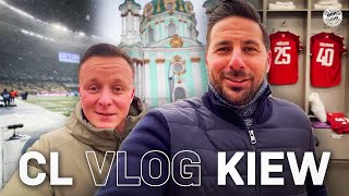 Behind the Scenes of Dynamo Kiev vs FC Bayern with Claudio Pizarro  VLOG [upl. by Lekcar154]