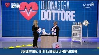 Buonsera Dottore  Coronavirus tutte le regole di prevenzione [upl. by Nevetse110]