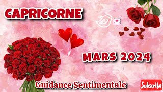 CAPRICORNE  Guidance Sentimentale  MARS 2024 besoin de décompresser pour oublier le stress  🤔 [upl. by Mitchell]