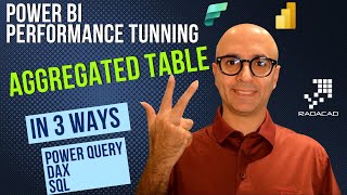 Power BI Performance Tuning Step 2 Create Aggregated table in 3 ways [upl. by Vogeley68]