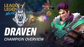 Draven Wild Rift  شرح دريڤين بالعربى [upl. by Zeiger]