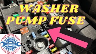 Vauxhall Corsa E Petrol 2015 Screen Wash Pump Fuse Location [upl. by Elburr264]