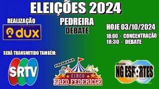 DEBATE  ELEIÇÕES 2024  PEDREIRA  2ºTemporada 38 Programa Circo Fred Fredericce [upl. by Drawdesemaj716]