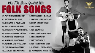 60s 70s Folk Music Greatest Hits  Folk Singers Of The 60s amp 70s  Jim Croce John Denver BDylan [upl. by Ibrik]