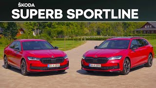 2025 Skoda Superb Sportline Liftback amp Combi  – Exterior Interior and Driving [upl. by Barnard558]