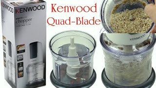 Produkt Test KENWOOD QUAD BLADE Zerkleinerer CH580  05l  500 Watt  Unboxing [upl. by Swen]