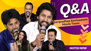 Saripodhaa Sanivaaram Team After Movie Release Q amp A With Media  Nani  MM Tollywood Buzz [upl. by Anica]