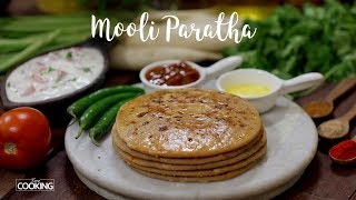 Mooli Ka Paratha  Lunch Box Recipes  Dinner Ideas  Paratha Recipes  Radish Paratha [upl. by Ahsenyl932]