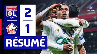 Résumé OL  Lille OSC  8e de finale de Coupe de France  Olympique Lyonnais [upl. by Nojram237]