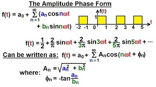 Electrical Engineering Ch 18 Fourier Series 11 of 35 The Amplitude Phase Form [upl. by Niarbo]