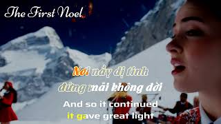 Noel Đầu Tiên Karaoke  The First Noel Karaoke  Christmas carol  Christmas songs  Nhạc Giáng Sinh [upl. by Anide]