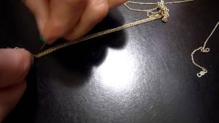 How to Untangle Gold Chains  Calla Gold Jewelry [upl. by Aerbma]