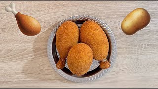 Croquette de poulet amp pomme de terre🍗🥔 [upl. by Eniamrehs]