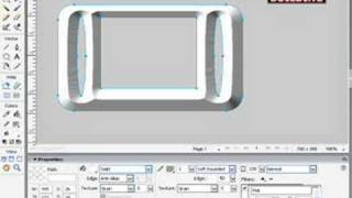 3D Bevel effect in Adobe Fireworks CS3 [upl. by Aleb]