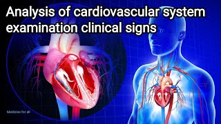 Analysis of cardiovascular system examination clinical signs [upl. by Nylemaj]